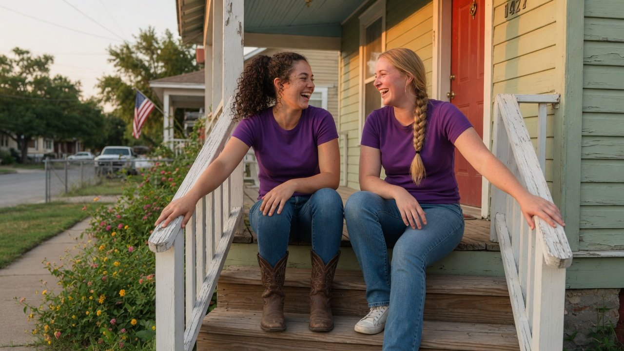 Front porch of a TW Gill rental home